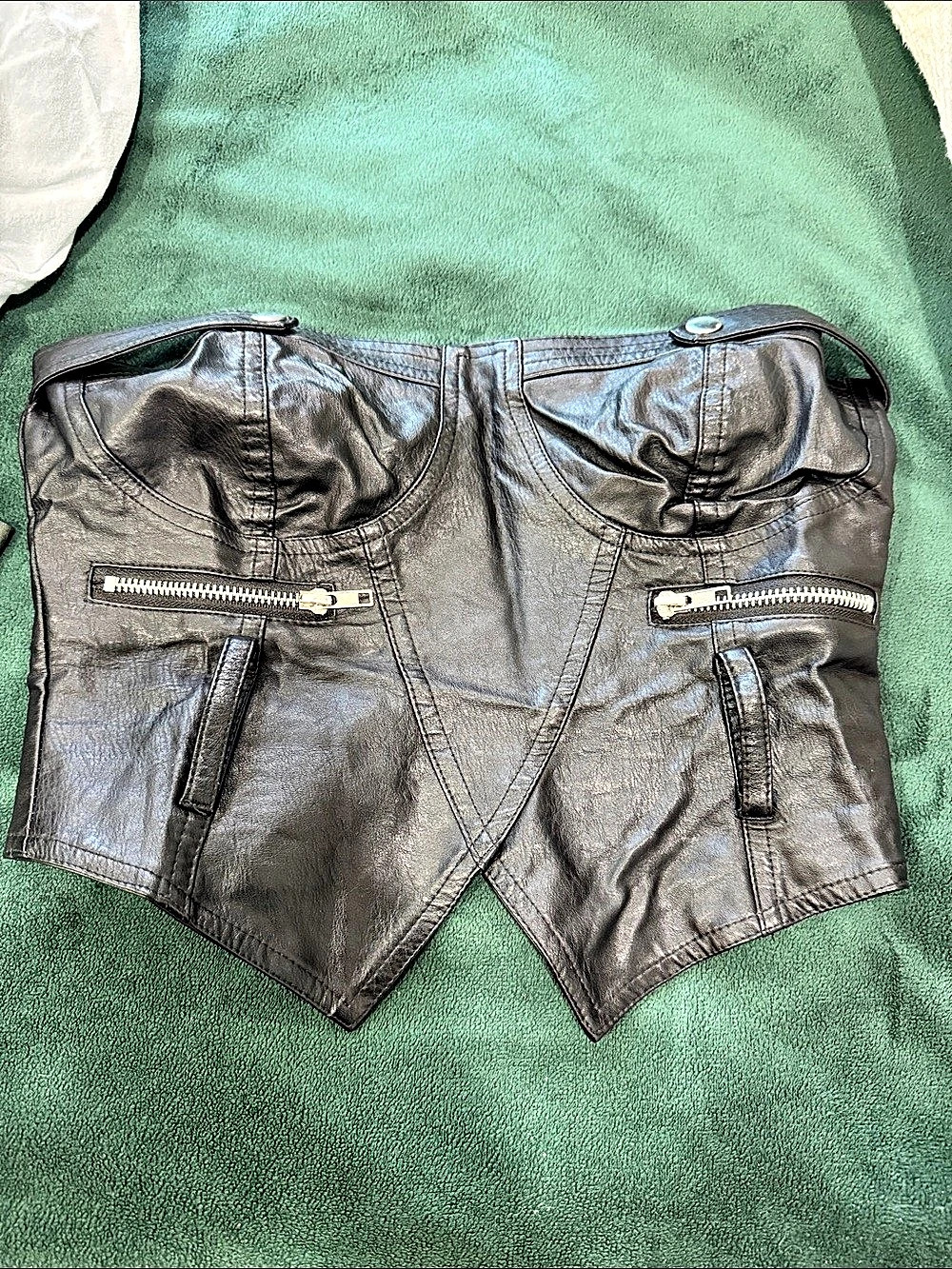 Black Vegan Bustier